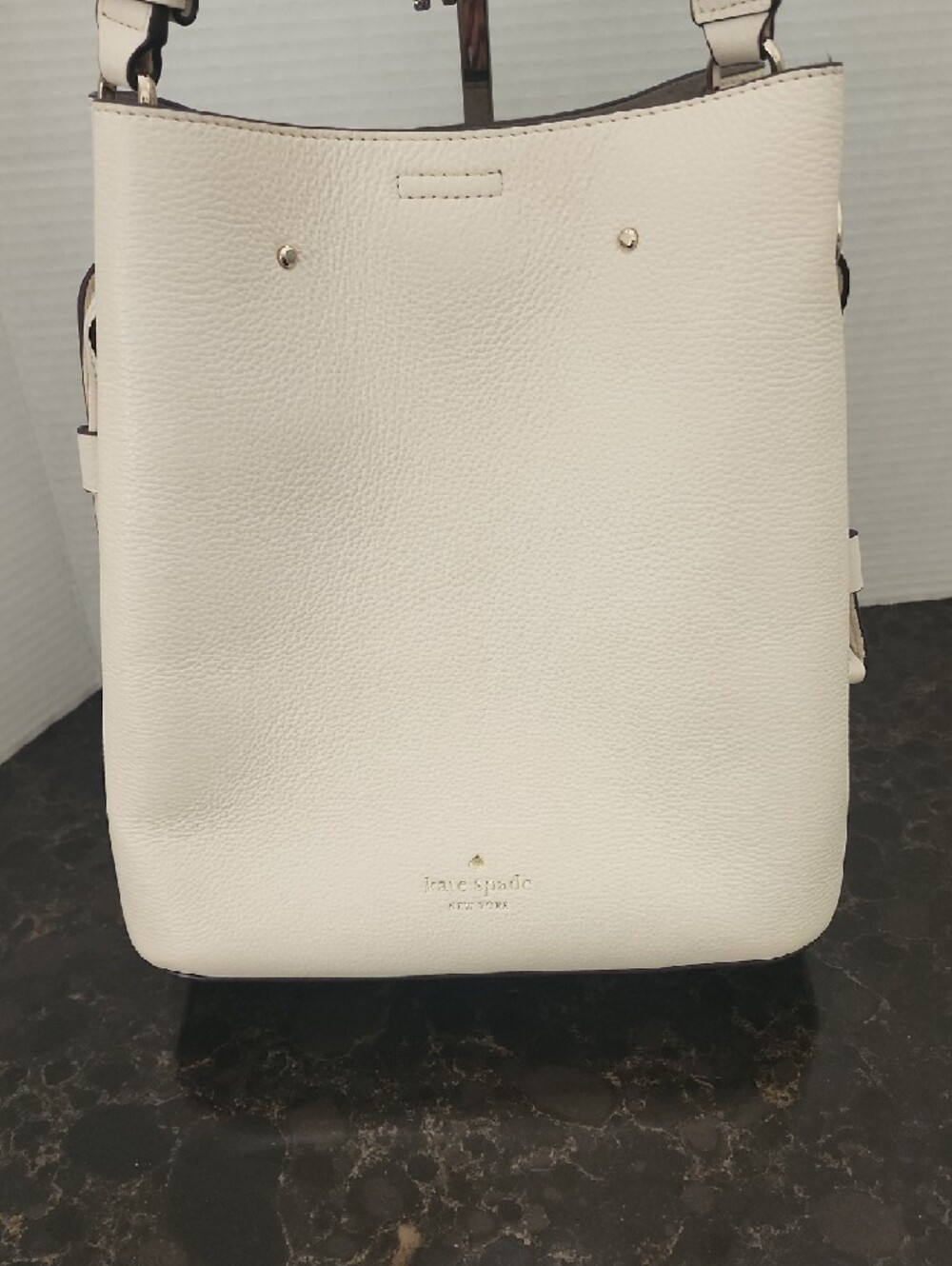 kate spade Off White Pebbled Leather Shoulder Bag / Crossbody - Picture 3 of 6